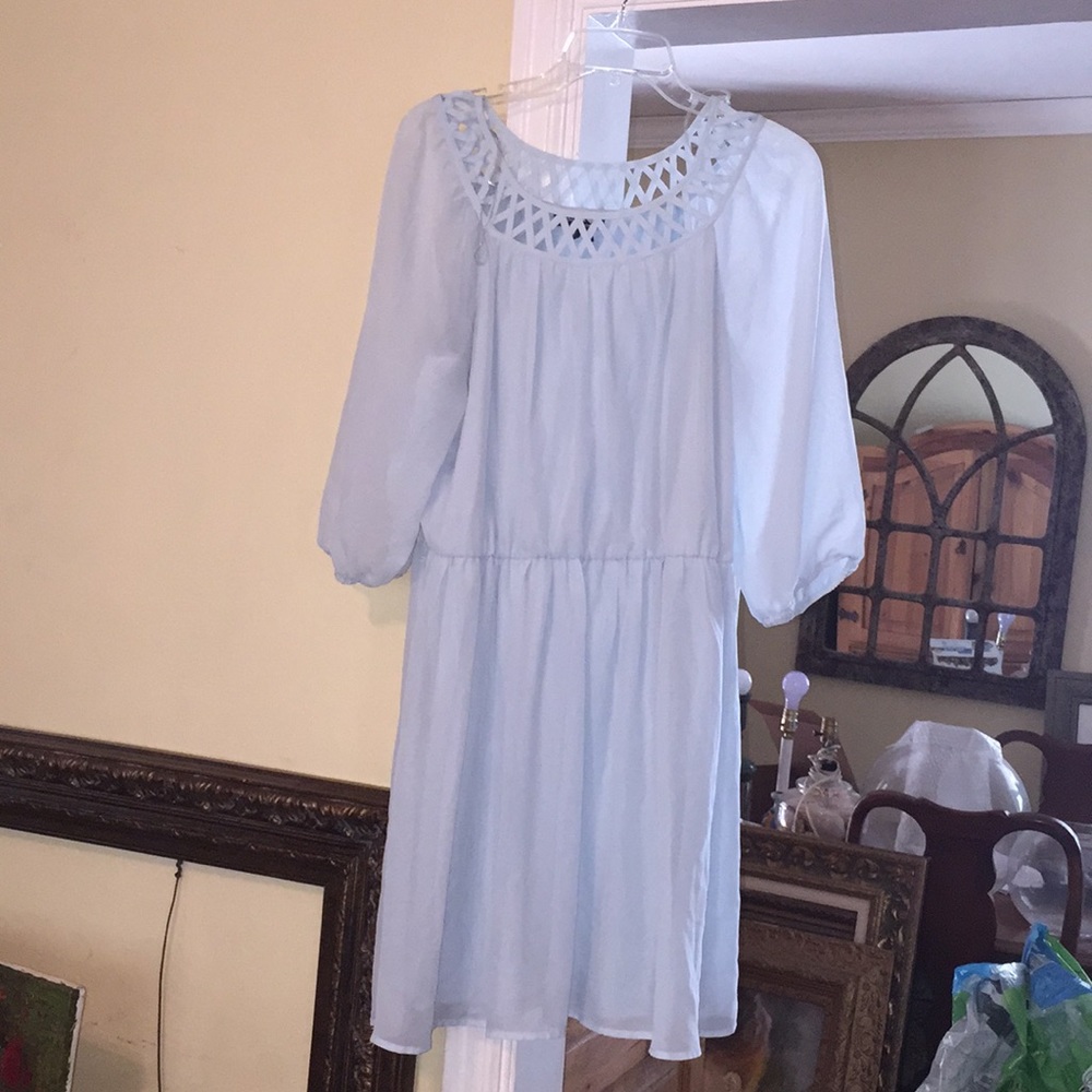 Light blue dress